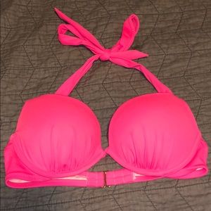 Pink bathing suit top - push up